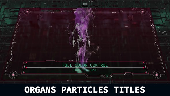 Videohive Particles Organs Titles Titles template preview