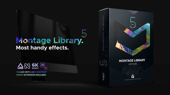 Videohive Montage Library - Most Useful Effects Elements template preview