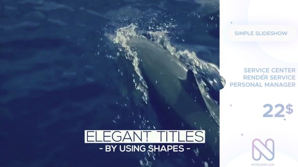 Simple Slideshow Video Displays template preview