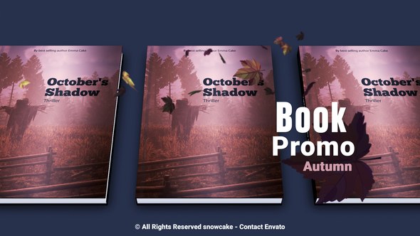Videohive Book Promo Autumn Product Promo template preview