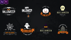 Videohive Halloween Titles Pack Titles template preview