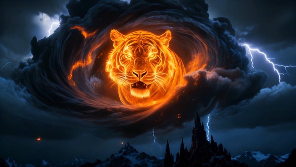 Videohive Tiger Logo Reveal Logo Stings template preview