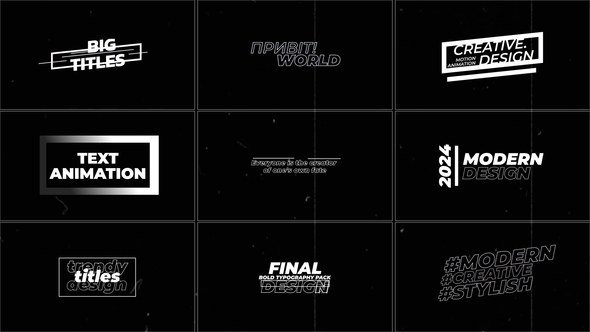Videohive Text Animation | AE 52854882 Titles template preview