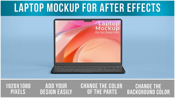 Videohive Laptop Mockup After Effects Product Promo template preview