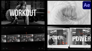 Videohive Workout for After Effects Openers template preview