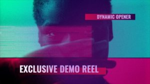 Videohive Glitch Demo Reel Video Displays template preview