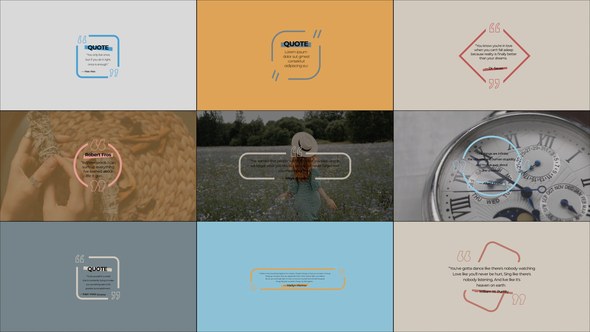 Videohive Quotes Titles 2.0 | After Effects Titles template preview