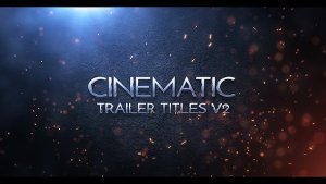 Cinematic Trailer Titles v2 Video Displays template preview