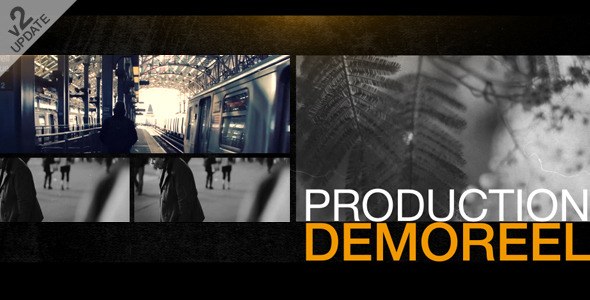 Videohive Production Demo Reel - After Effects Project Video Displays template preview