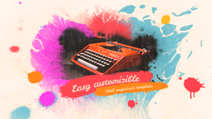Videohive Colorful Ink Slideshow Video Displays template preview