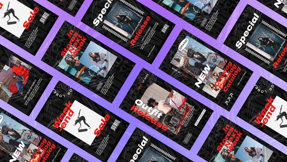 Videohive Blanced Streetwear Reels & Stories Product Promo template preview