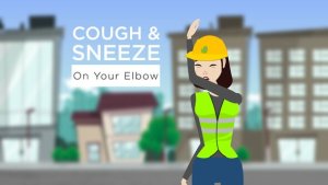Videohive Covid-19 Character Sneeze Product Promo template preview