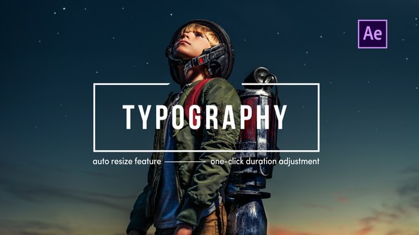 Videohive Typography | After Effects Titles template preview