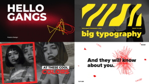 Videohive Big Bold Typography Titles template preview
