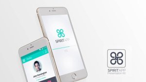 Spirit App Presentation Kit Video Displays template preview