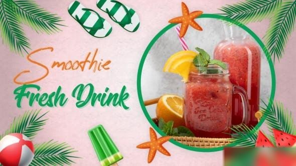 Videohive Fresh and Healthy Drink Promo Openers template preview