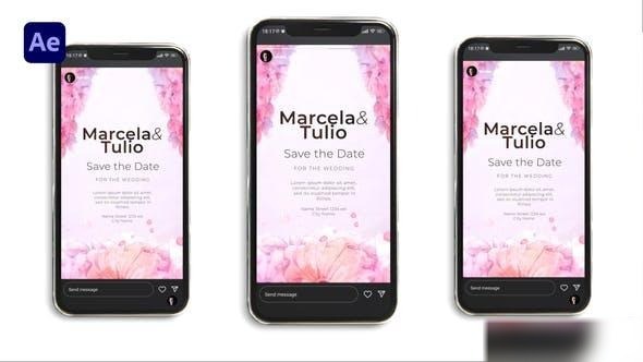 Videohive Wedding Invitation Instagram  45743430 Openers template preview