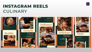 Videohive Culinary Instagram Reels Product Promo template preview