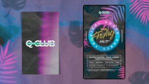 Videohive Animated Nightclub Flyer Template 59486041 Video Displays template preview
