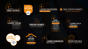 Real Estate Promotion Titles Premiere Pro template preview