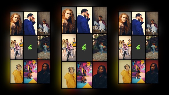 Videohive Splitscreen Instagram Opener | Vertical Version Openers template preview