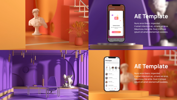 Videohive Instagram App Promo Product Promo template preview