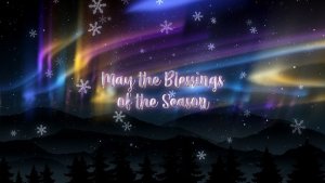 Christmas Lights Greetings Video Displays template preview