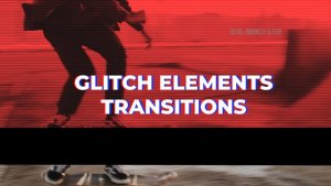 Videohive Glitch Elements Transitions Elements template preview
