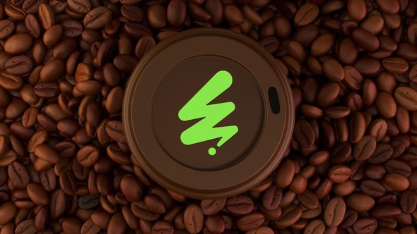 Videohive Coffee Logo Reveal Logo Stings template preview