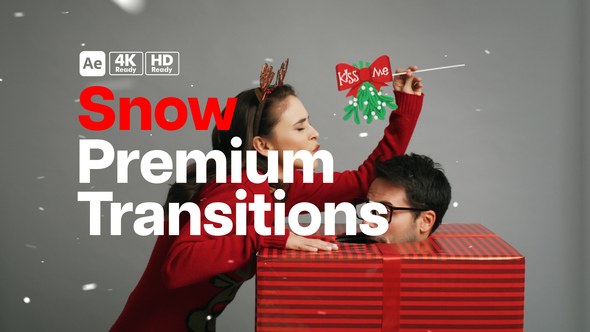 Videohive Premium Transitions Snow Elements template preview