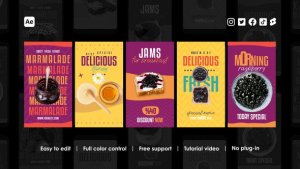 Videohive Cafe Instagram Reels 44328622 Product Promo template preview