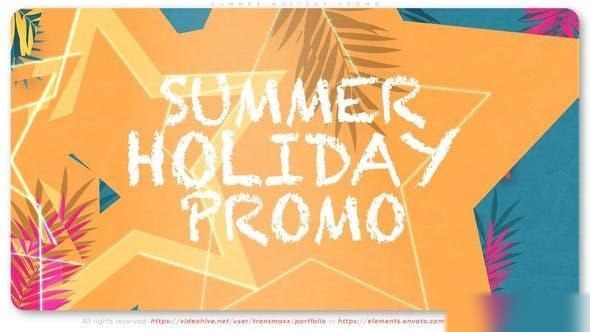 Videohive Summer Holiday Promo Openers template preview