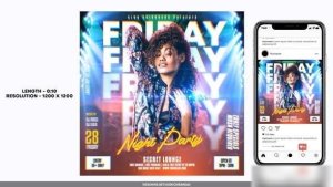 Videohive Night Club Flyer v2 Openers template preview