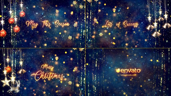 Christmas Video Displays template preview