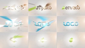 Videohive Clean Triangle Logo Stings template preview