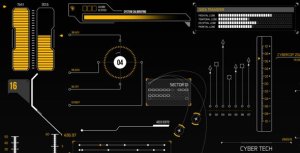 HUD Infographic Elements Video Displays template preview