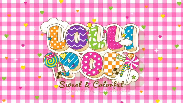 Videohive Candy Colorful Titles Titles template preview