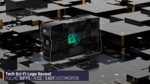 Videohive Tech Sci-fi Logo Reveal Logo Stings template preview