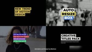 Videohive Auto-Resize Titles 1.0 | After Effects Titles template preview