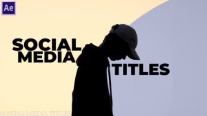 Videohive New Social Media Titles Titles template preview