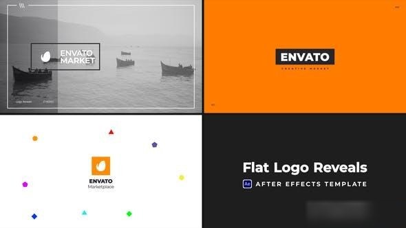 Videohive Flat Logo Reveals 43161335 Logo Stings template preview
