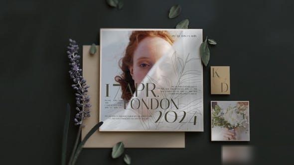 Videohive 3D Clean Wedding Slideshow Openers template preview