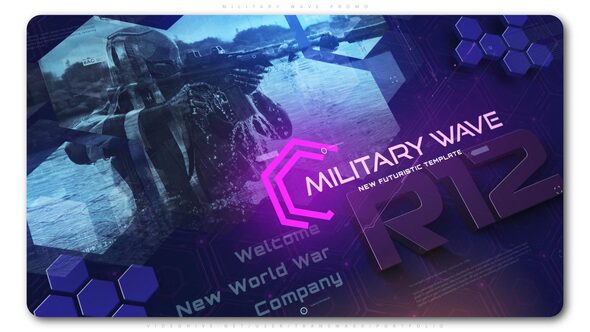 Videohive Military Wave Techno Promo Openers template preview