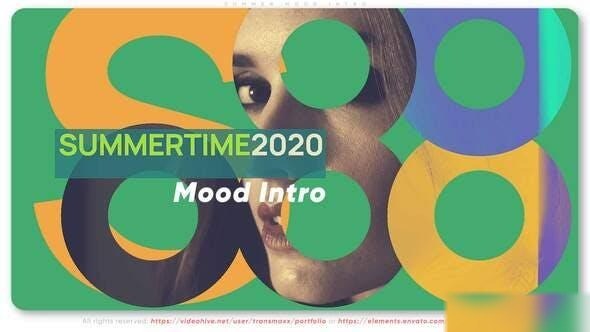 Videohive Summer Mood Intro Openers template preview