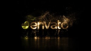 Particle Logo Video Displays template preview