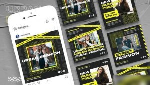 Videohive Urban Fashion Instagram Post 42567063 Openers template preview