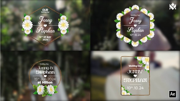 Videohive Wedding title V.04 Elements template preview