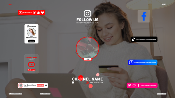 Videohive Modern Social Media Elements template preview