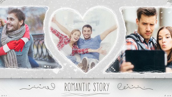 Videohive Romantic Wedding Video Displays template preview