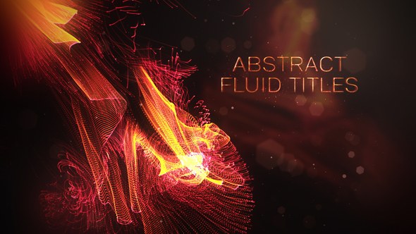 Videohive Abstract Fluid Titles Titles template preview
